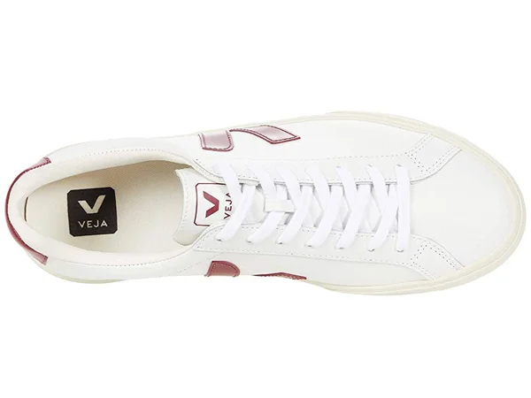 Veja Esplar Logo Appliqued Leather Sneaker