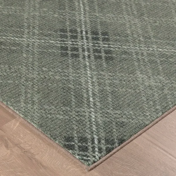 Mohawk Home Russell Plaid Area Rug, 2&x3&, Charcoal