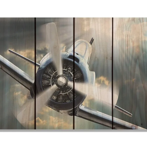 Dive Bomb - 22x16 Indoor/Outdoor Full Color Cedar Wall Art