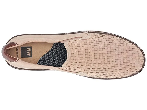 Johnston & Murphy Men's McGuffey Woven Slip-On Sneakers - Beige