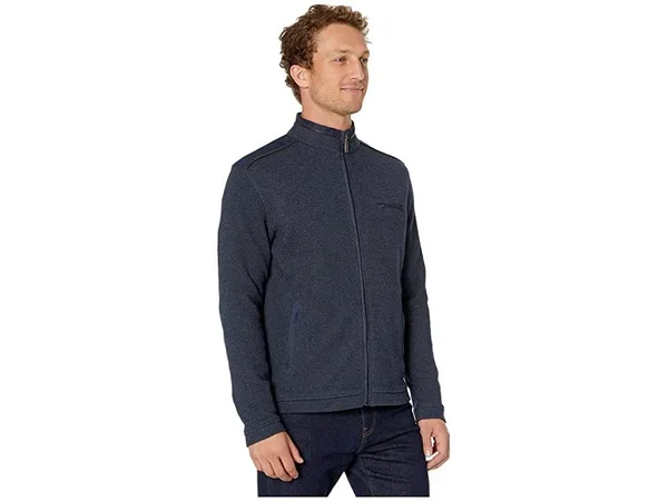 Johnston & Murphy Men's Melange Knit Full-Zip