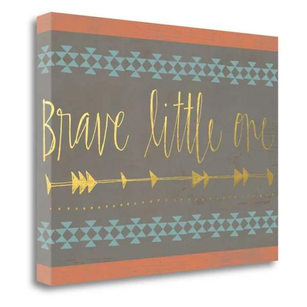 Tangletown Fine Art Brave Little One Canvas Wall Art by Katie Doucette
