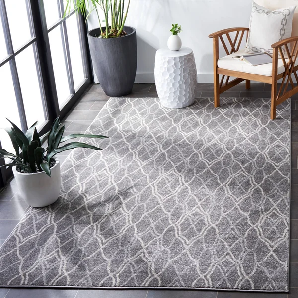 Safavieh Amherst Grey & Light Grey 8& x 10& Rug