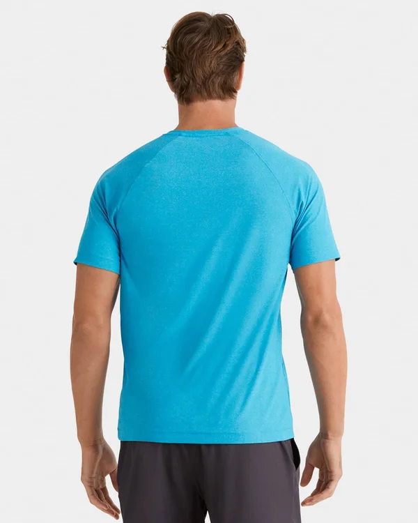 Reign Short Sleeve - Rhone Short Sleeve - Hawaiian Ocean Heather, Size: XX-Large