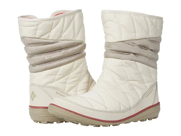Columbia Women's Heavenly Slip II Omni-Heat Boots - Size 5.5 - Whitetan