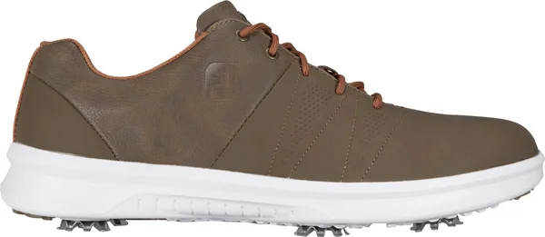 FootJoy Men's Contour Series Golf Shoes 54054 - Brown - 13 - Wide
