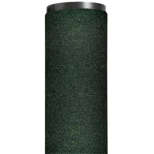 Notrax T37 Atlantic Olefin 4468-119 3& x 10& Forest Green Carpet Entrance Floor Mat - 3/8