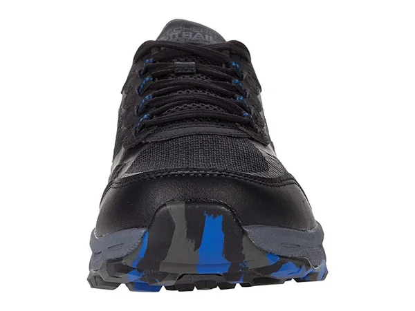 Skechers Go Run Trail Altitude - Marble Men's Shoes Black/Blue : 10 3E - Extra Wide