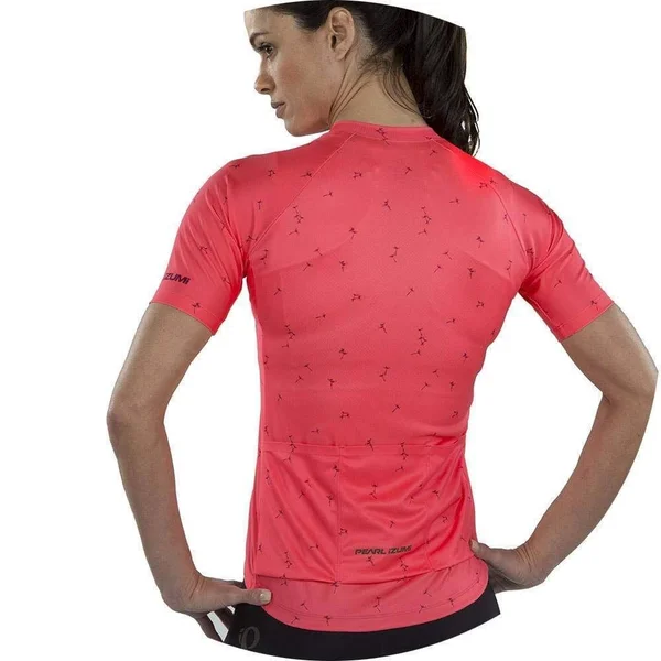 Pearl Izumi Women's Elite Pursuit Short Sleeve Graphic Jersey - Atomic Red Wish - X-Large