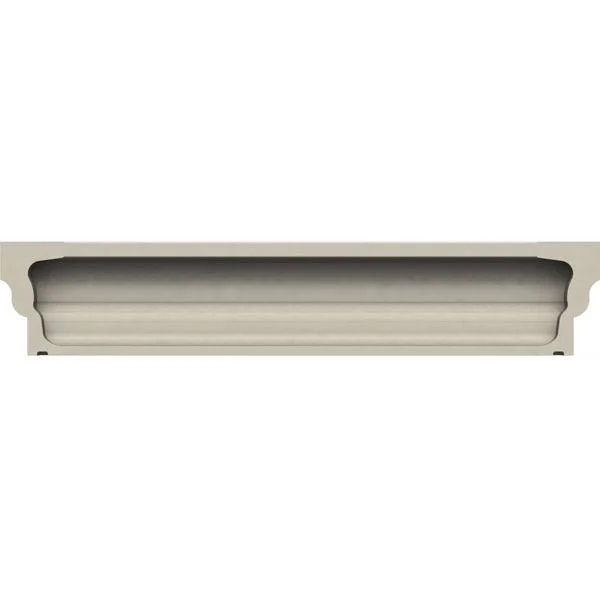 Ekena Millwork CRH06X137ST-1 137x22 Bottom Width x 141 3/4x22 Top Width x 6 1/4x22H x 1 3/4x22P Strickland Crosshead