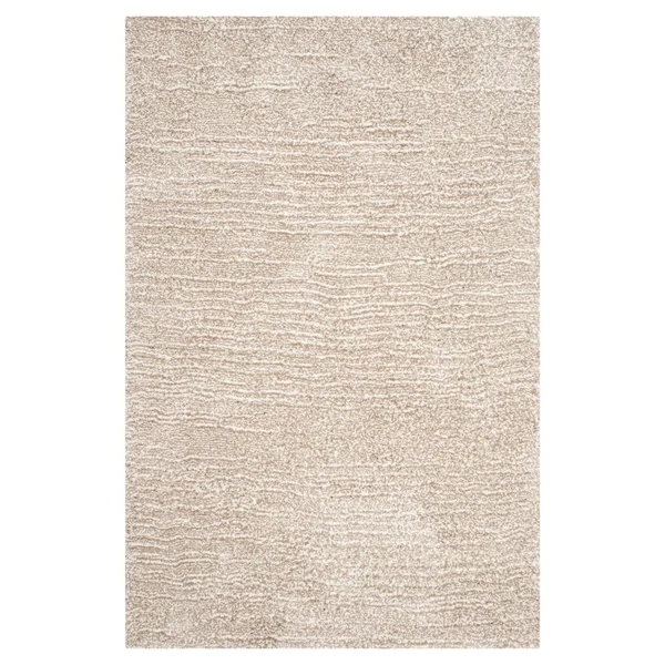 Ultimate Shag Rug Sand Ivory 5&x8& Safavieh