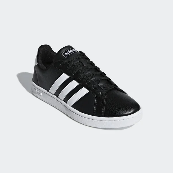 Adidas Men's Grand Court Tennis Shoes Core Black/White, 5.5