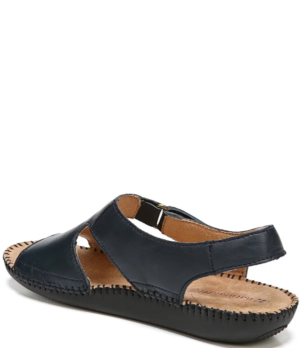 Naturalizer Scout Slingback Sandals - Navy Leather