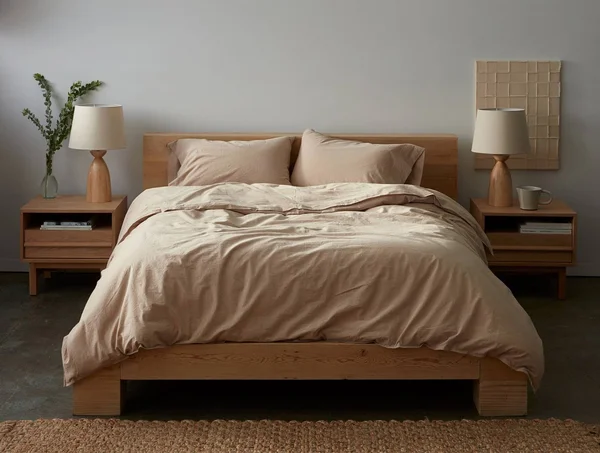 Coyuchi, Organic Crinkled Percale Fitted Sheet Cal King Pewter