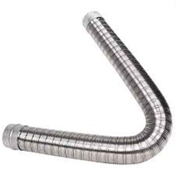 Chim Cap Corp 5.5 in. x 10 ft. Smooth Wall Stainless Steel Chimney Liner Extension Kit SWCL5510