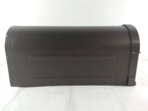 Gibraltar Mailboxes Garrison Large, Steel, Post Mount Mailbox, Venetian Bronze