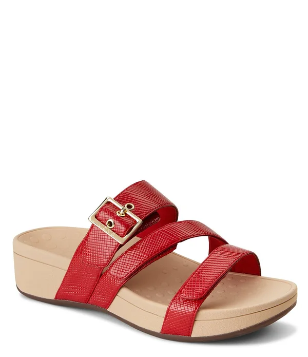 Vionic Rio Lizard Women's Sandals Red : 11 M