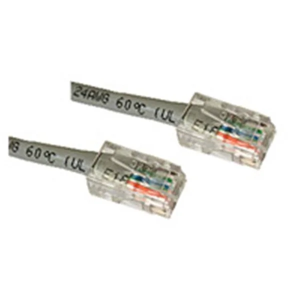 C2G-25ft Cat5e Non-Booted Unshielded UTP Network Patch Cable 25pk - Gray