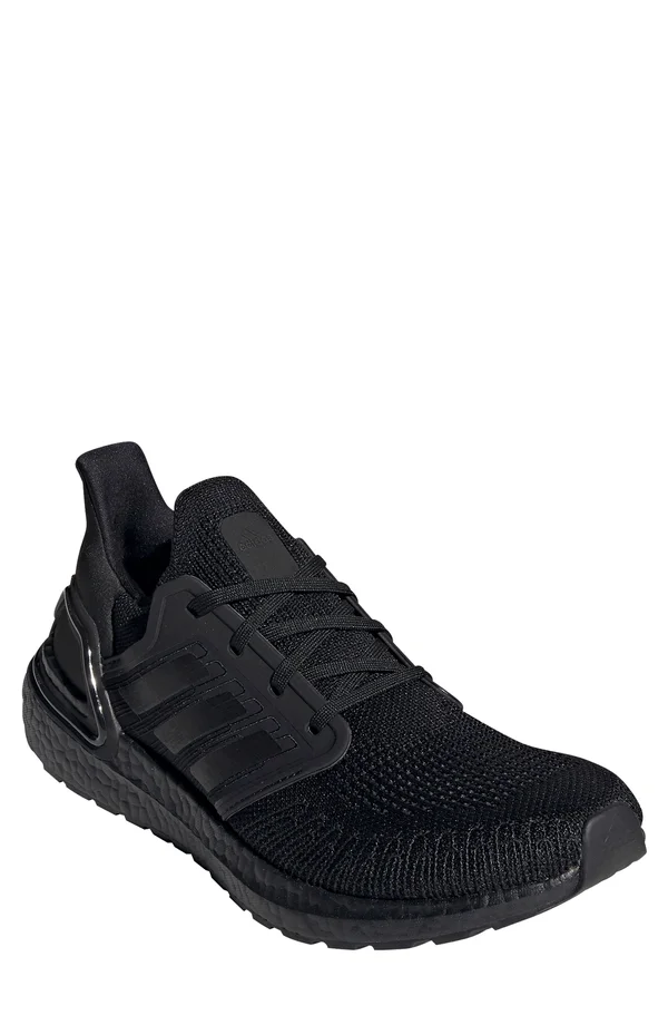 Adidas Ultraboost 20 Core Black Men's Running Shoes, Size: 11.5