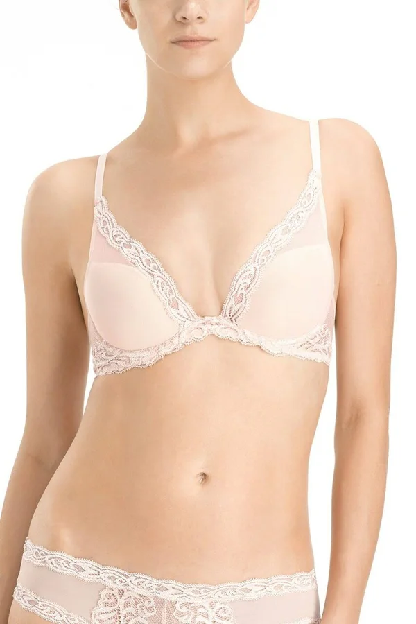 Natori Feathers Maternity Plunge Contour Bra - Womens, 32DDD, Black