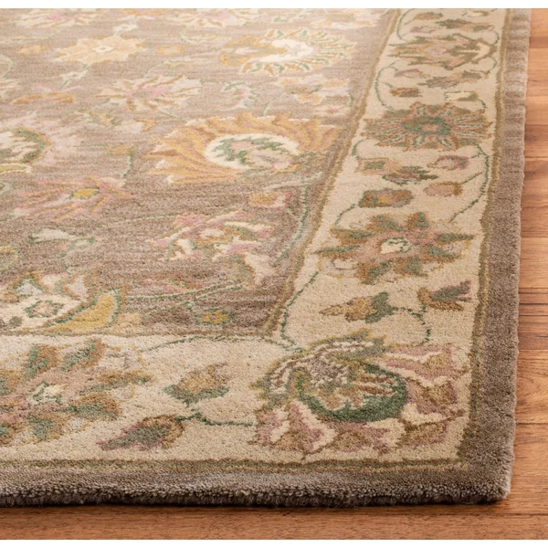 Safavieh Heritage HG343A Area Rug - Green/Gold, Size: 5& x 8&