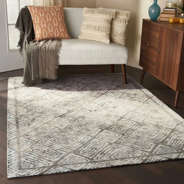 Studio NYC Organic Modern OM002 Area Rug 3&9x22 x 5&9x22, Ocean