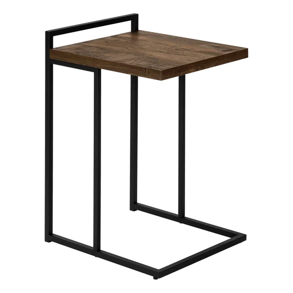 Monarch Accent Table - 25x22H - Brown Reclaimed Wood - Black Metal (I 3630)