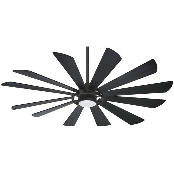 Minka-Aire Windmolen 65x22 LED Ceiling Fan - Brushed Steel - F870L-BS
