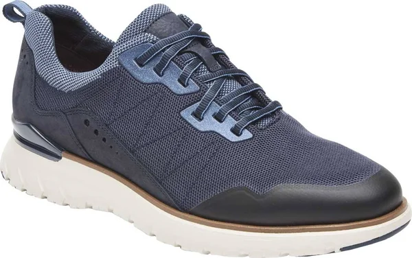 Men's Rockport Total Motion Sport MUDGUARD Sneaker, Size: 11, Blue