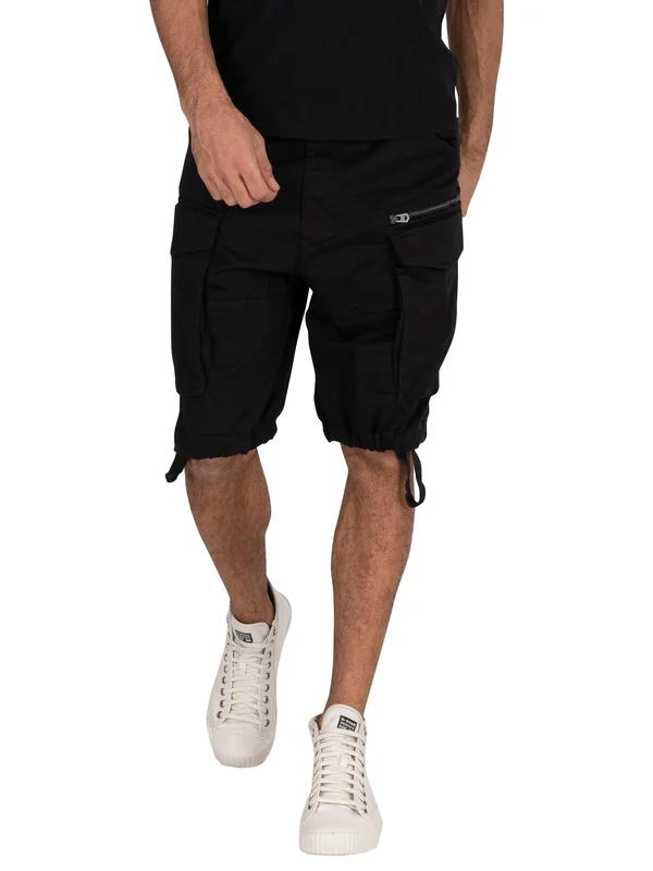 G-Star Raw Rovic Zip Loose 1/2 - Black - Casual Shorts