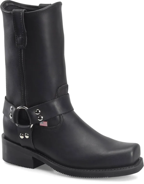 Double-H Men's Barry Black Boots - Size 14