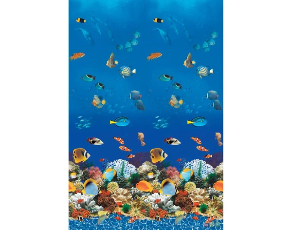 Swimline Nl361043 Caribbean 18-ft x 36-ft Oval Standard Gauge Overlap Liner - 48/52-in