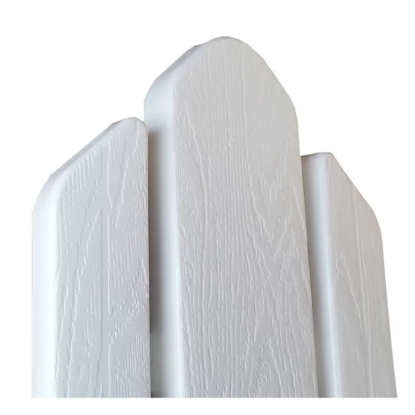 22& Dackers Lawn Border Adirondack Style Flexible Fencing - 22x22 Sections, 12 PC - White - Emsco