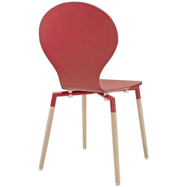 Modway Path Dining Chair - Set of 4, Red