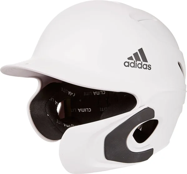 Adidas Senior Captain Baseball Batting Helmet w/ Jaw Guard - Right-Handed Batter, Shell