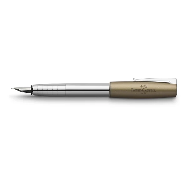 Faber-Castell Loom Metallic Olive Green Fountain Pen - Fine