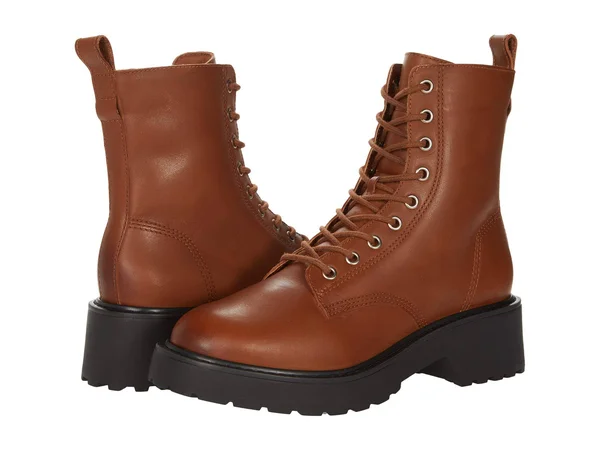 Steve Madden Tornado Boot Cognac Leather, M, 6.5