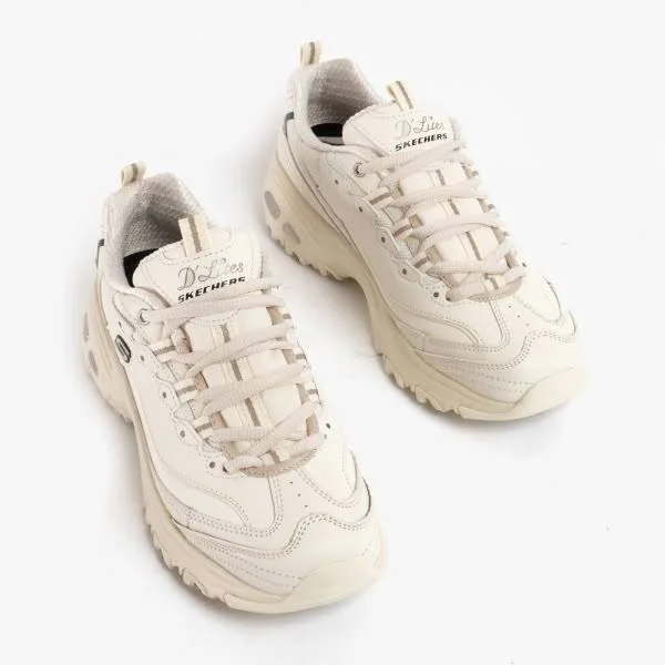 Skechers D&Lites Fresh Start Women's Sneakers, Size: 6, White