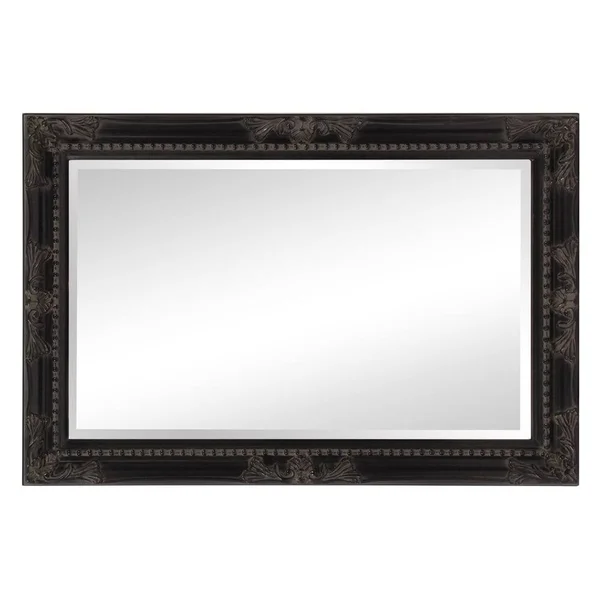Allan Andrews Queen Ann Rectangular Black Mirror (Size)
