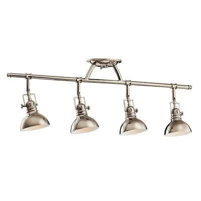 Dollinger 4-Light Fixed Track Kit Finish: Polished Nickel