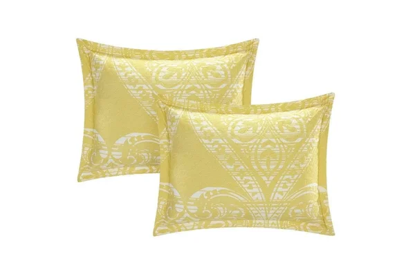 Chic Home 3 Piece Napoli Reversible Printed Quilt Set, King, Beige