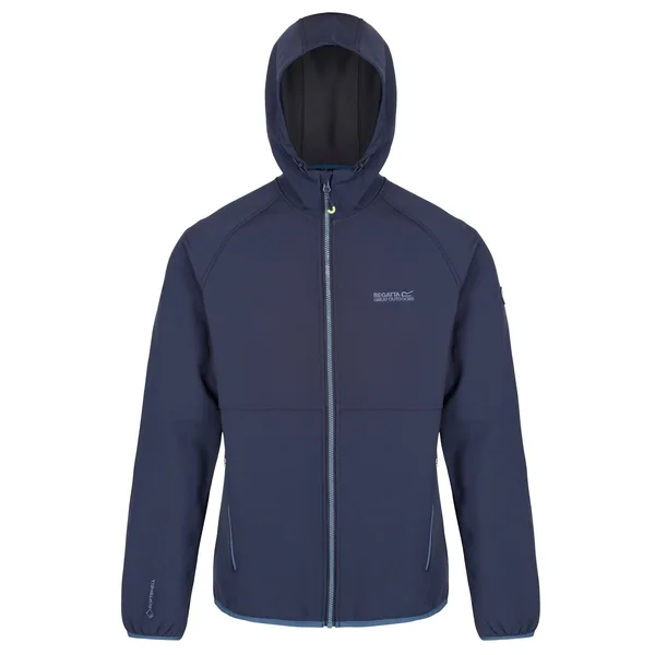 Regatta Mens Arec II Hooded Softshell Jacket Navy XXXL