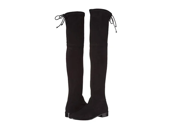 Women's Stuart Weitzman Lowland Over-The-Knee Boot, Size: 7, Black