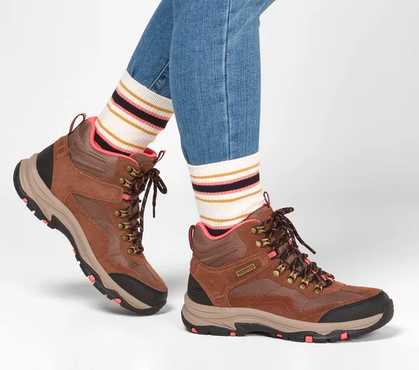 Skechers Women's Relaxed Fit Trego Base Camp Hiking Boot - Tan