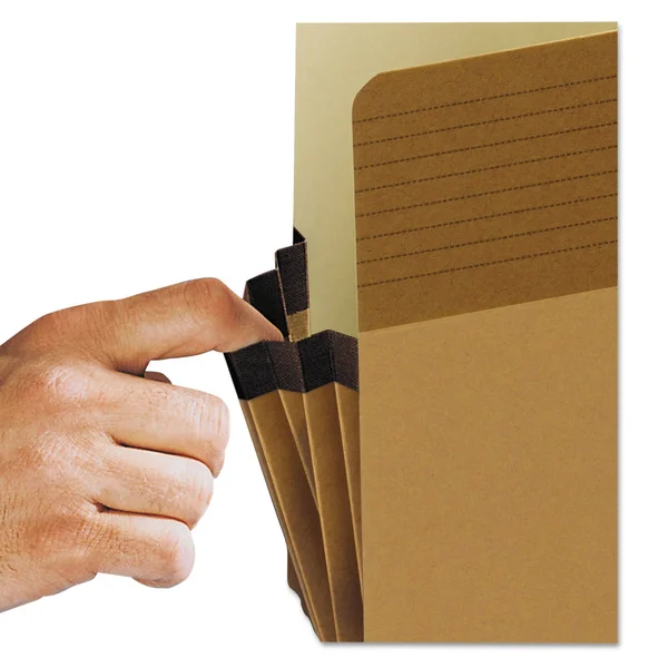 Smead Easy Grip File Pockets - Redrope, 3.5x22 Expansion