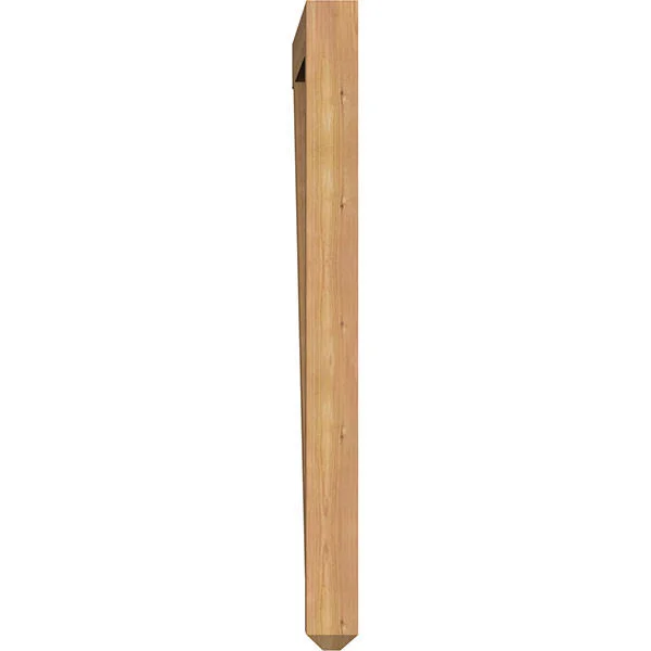 Ekena Millwork 3 1/2x22W x 40x22D x 44x22H Thorton Craftsman Smooth BRACKET, Western Red Cedar