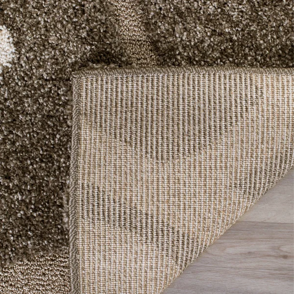 Safavieh Florida Shag Smoke/Beige 3 ft. 3 in. x 5 ft. 3 in. Area Rug