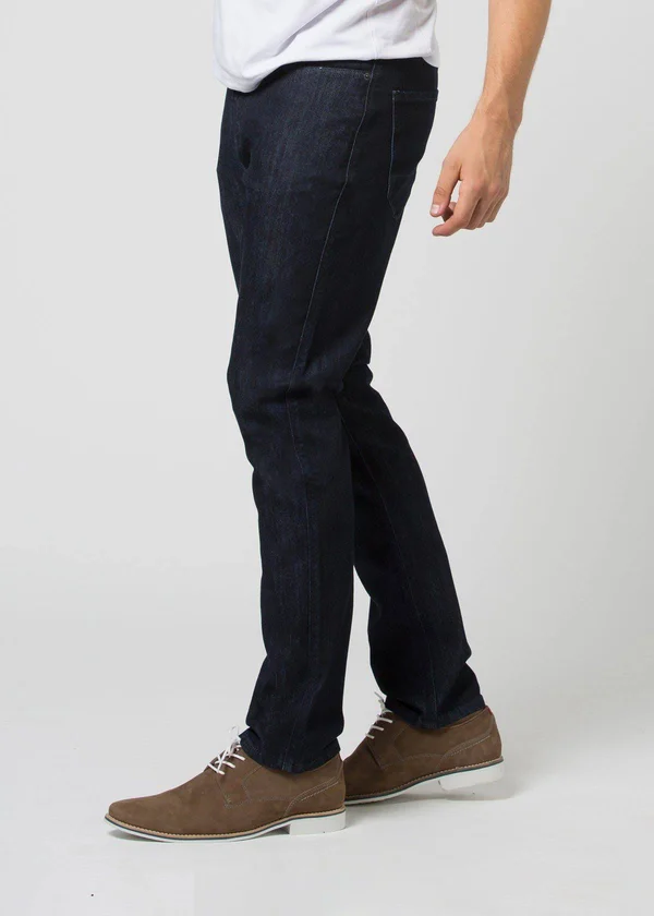DUER Men's Performance Denim Relaxed Blue - Size 34, 34, Rinse