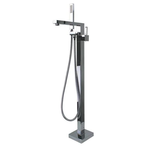 Transolid T4220-PC Ardell Free Standing Tub Filler with Hand Shower - Polished Chrome