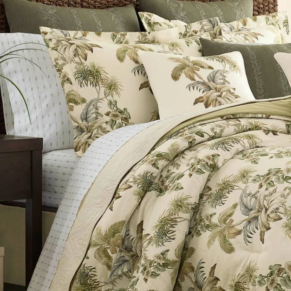 Tommy Bahama Nador California King Comforter Set - Ivory